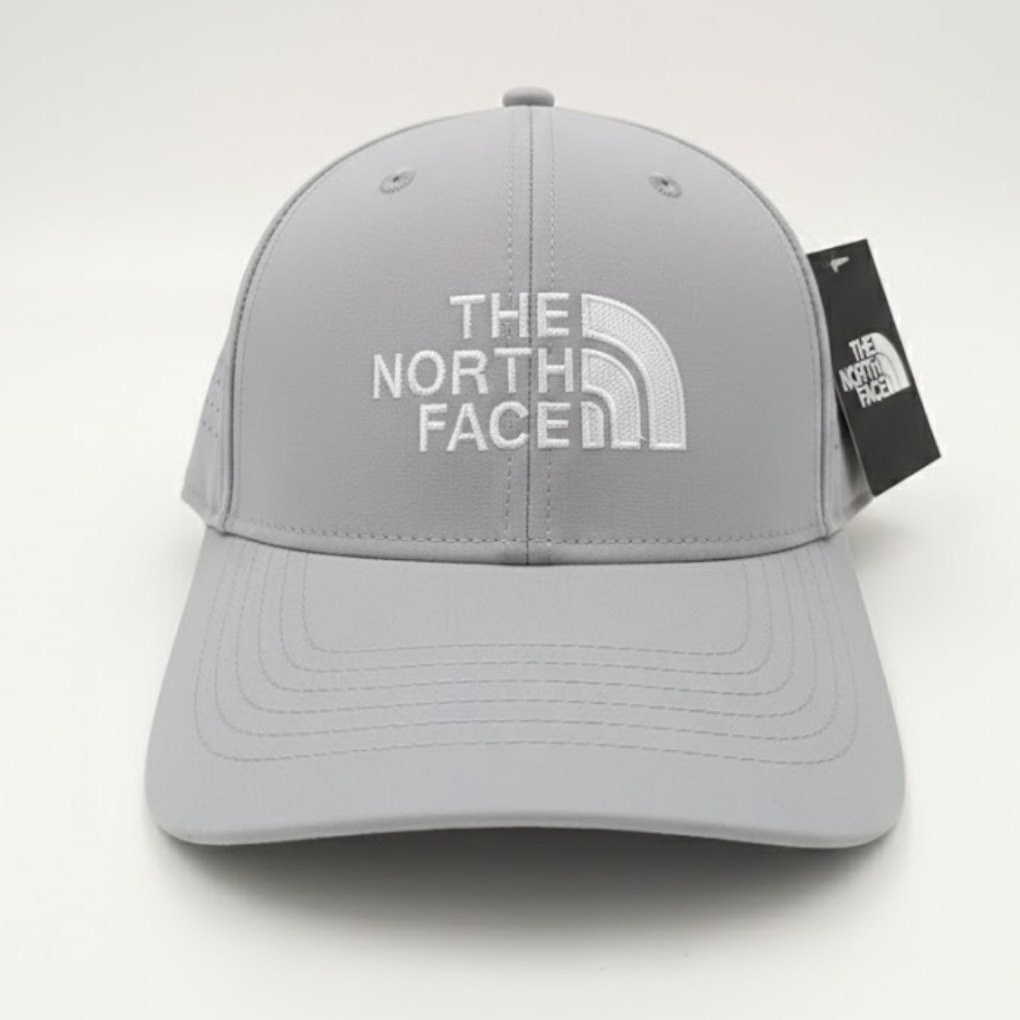 The North Face Recycled ’66 Laser Cut Classic Hat – Grey (White Logo)